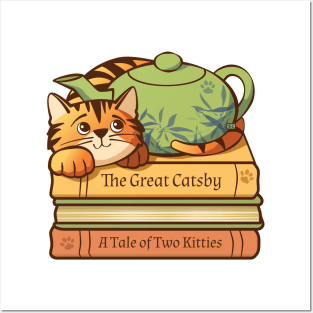 Cat Teapot Books Posters and Art